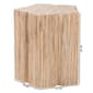 bali & pari Janeth Bohemian Woven Grasscloth End Table - image 7
