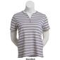 Petite Hasting & Smith Short Sleeve Stripe Henley Tee - image 7