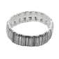 Design Collection Polished & Rope Textured Links Stretch Bracelet - image 1
