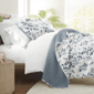 Soft Essentials Ultra-Soft Rose Garden Reversible Quilt Set - image 1