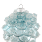 Northlight 4.75in. Icy Pine Cone Glass Christmas Ornament - image 6