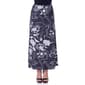 Womens 24/7 Comfort Apparel Floral A-Line Maxi Skirt - image 1