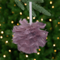 Northlight French Lilac Feathered Christmas Ball Ornament - image 1