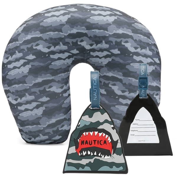 Nautica Adventure 5pc. Kids Shark Attack Luggage Set