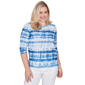 Petites Alfred Dunner The Royal Treatment Tie Dye Biadere Knotte - image 1