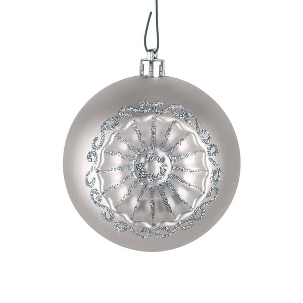 National Tree 6pc. Silver Shatterproof Ornament Balls