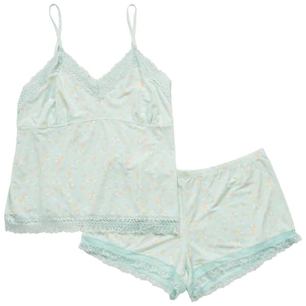 Womens Jessica Simpson 2pc. Floral Cami & Shorts Pajama Set - image 