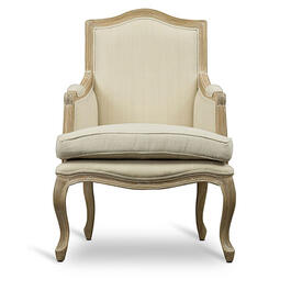 Baxton Studio Nivernais Wood Traditional French Accent Chair