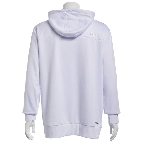 Mens Spyder Solid Full Zip Hooded Sweatshirt