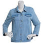 Womens Alfred Dunner Super Stretch Denim Jacket - image 2