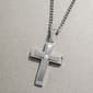 Mens Nova Star&#40;R&#41; Forged 1/20ctw. Lab Grown Diamond Cross Pendant - image 1