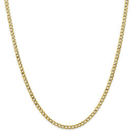 Unisex Gold Classics&#40;tm&#41; 10kt. Gold 3.35mm 24in. Link Chain Necklace