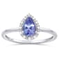 Gemstone Classics&#40;tm&#41; Tanzanite Lab Grown Diamond Accent Ring - image 1