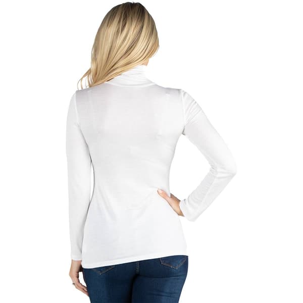 Womens 24/7 Comfort Apparel Long Sleeve Turtleneck Top