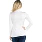 Womens 24/7 Comfort Apparel Long Sleeve Turtleneck Top - image 2