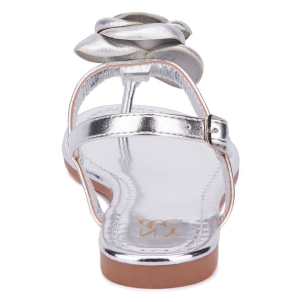 Womens New York & Company Rosette Flip Flops