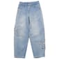 Girls (7-14) YMI® Distressed Bow Barrel Jeans - image 2