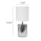Simple Designs 11.6in. Contemporary Metallic Capsule Table Lamp - image 10