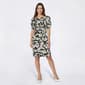 Womens DKNY Short Sleeve Floral Sheath Dress - image 1