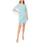 Womens MSK Capelet Overlay Side Drape A-Line Dress - image 3