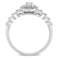 Diamond Classics™ 14kt. White Gold 1/3ctw. Diamond Oval Ring - image 3