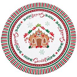 Kay Dee Sweet Gingerbread Braided Placemat