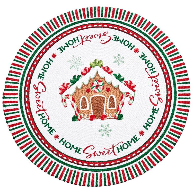 Kay Dee Sweet Gingerbread Braided Placemat