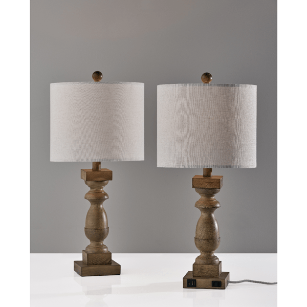Simplee Adesso Jolene 2pc. Table Lamp Set