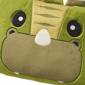 Olivia & Finn Green Dino Kids Decorative Body Pillow - image 4
