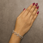 Haus of Brilliance Two-tone 1/10ctw Round Diamond Tennis Bracelet - image 4