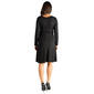 Womens 24/7 Comfort Apparel Belted Maternity Wrap Dress - image 2