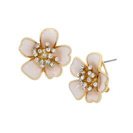 Betsey Johnson Flower Stud Earrings