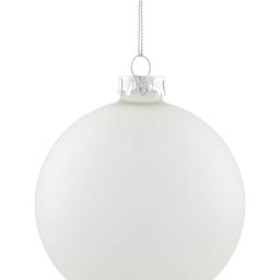 Northlight 4ct. Frosted Matte Glass Christmas Ornaments