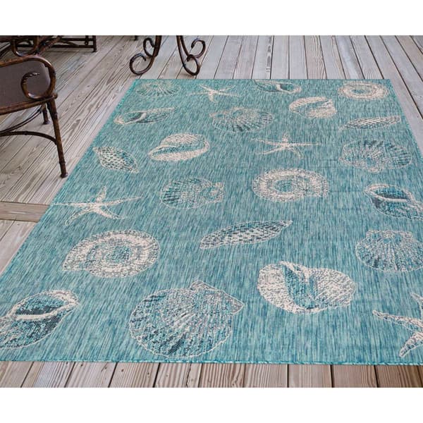 Liora Manne Carmel Shells Indoor/Outdoor Area Rug