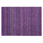 HomeRoots Eggplant Striped Non Skid Indoor Outdoor Accent Rug - image 2
