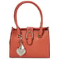 DS Fashion Double Handle Weather Satchel with Heart Charm - image 1