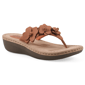 Womens Cliffs by White Mountain Cassilia Floral Thong Sandals - image 1