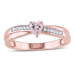 Gemstone Classics(tm) Silver 1/4ctw. Morganite Ring