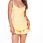 Juniors Derek Heart Airflow Drop V-Waist Double Tier Romper - image 3
