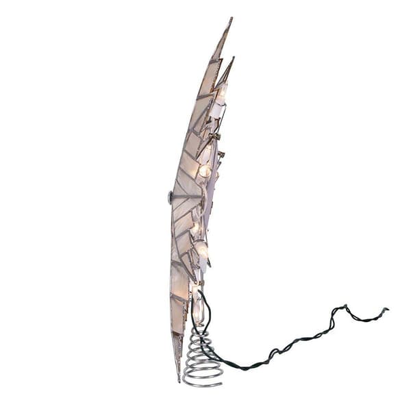 Kurt S. Adler 15in. Capiz Silver Star Tree Topper