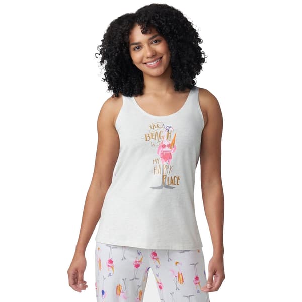 Womens HUE&#40;R&#41; My Happy Pace Pajama Tank Top