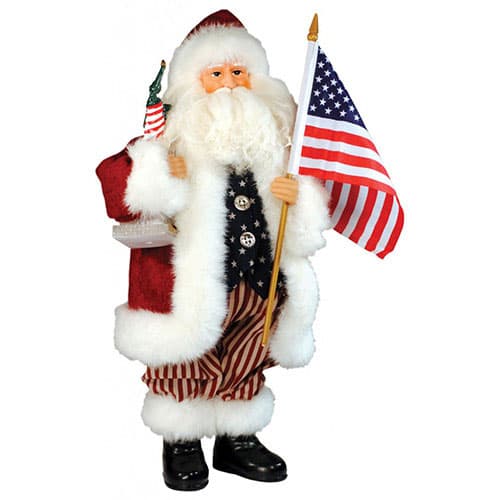 Santa's Workshop 15in. American Santa Claus - image 