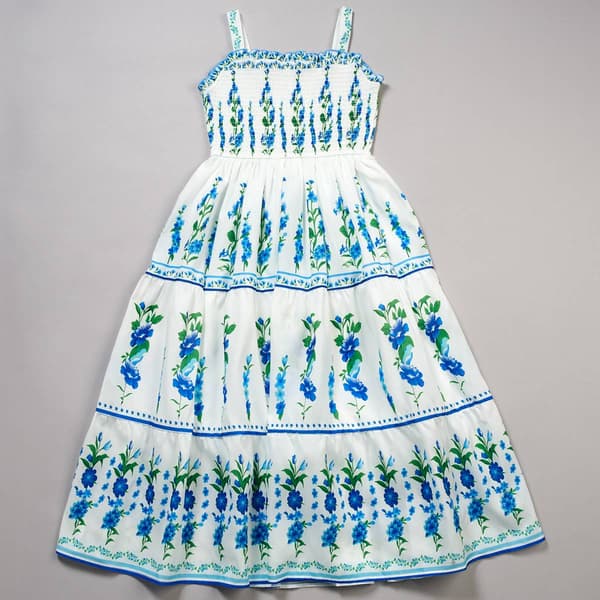 Girls (7-16) Rare Editions Sleeveless Tropical Floral Maxi Dress - image 
