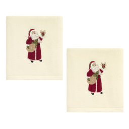 Avanti Santa Gifts 2pk. Hand Towel Set