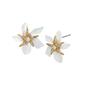 Betsey Johnson Starfish Flower Stud Earrings - image 1