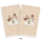 Linum Home Textiles Christmas Snow Family Hand Towel - Set of 2 - image 3