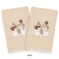 Linum Home Textiles Christmas Snow Family Hand Towel - Set of 2 - image 3