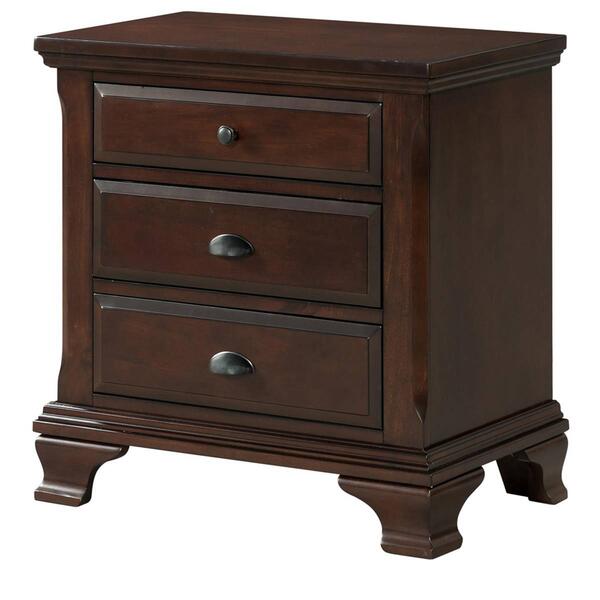 Elements Canton 3 Drawer Nightstand - image 
