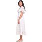 Womens Rabbit Rabbit Rabbit Capelet Overlay Burnout Midi Dress - image 4