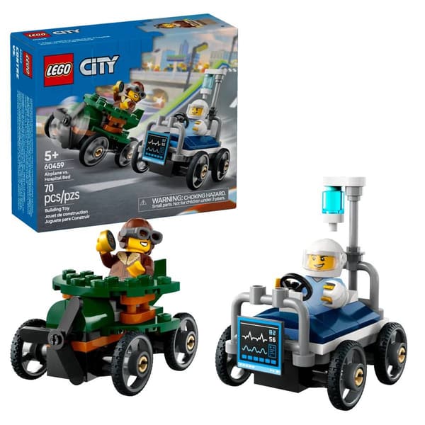 LEGO(R) CITY Pizza vs. Fire Truck Race Car Pack Building Kit - image 
